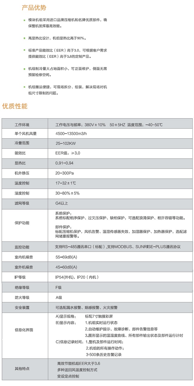 依米康机房专用空调SCA.S系列