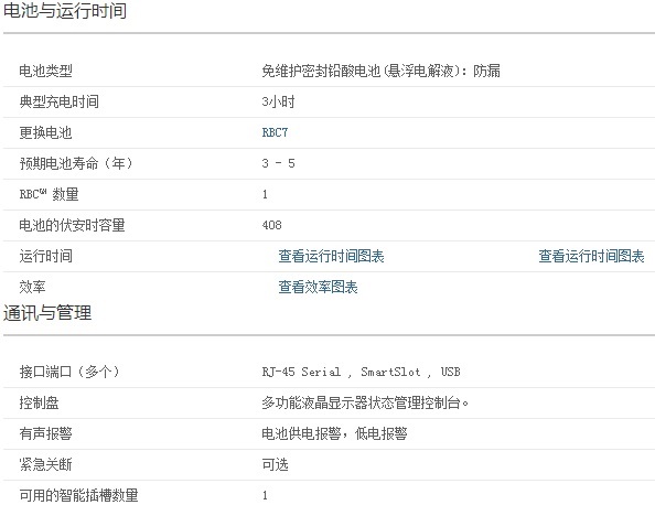 APC SUA1500ICH-45 UPS电源