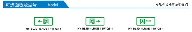 宏宇集中电源消防应急标志灯HY-BLJD-1LROE II 1W-Q3-1