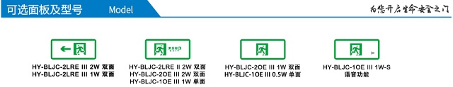 宏宇集中电源消防应急标志灯HY-BLJC-2LRE II 2W