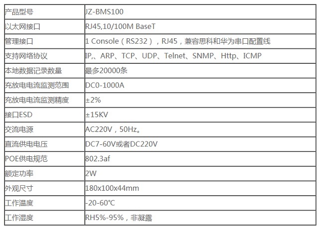 卓振机房监控系统JZ-BMS100机房蓄电池监控主机