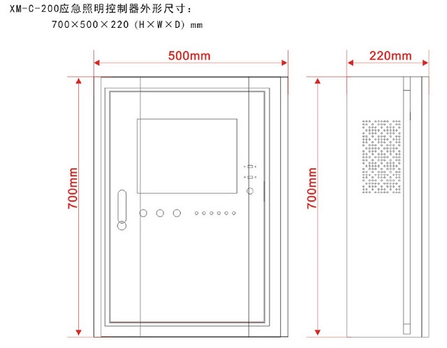 浙江西默智能疏散XM-C-200应急照明控制器