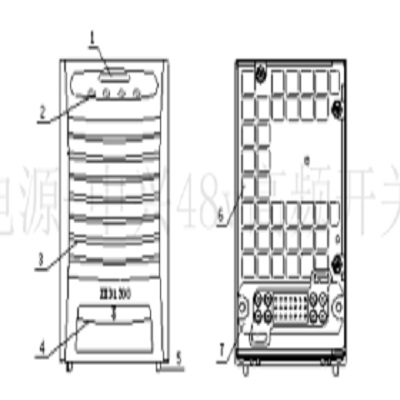 中兴通信电源1200-48V