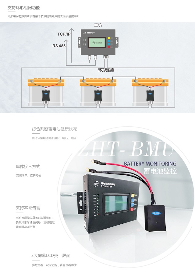 纵横动环监控单体蓄电池监控