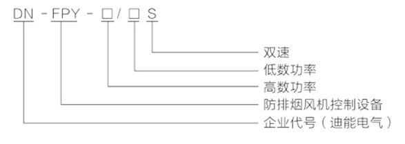 迪能DN-FPY消防排烟风机控制柜(单速)