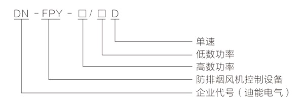 迪能DN-FPY消防排烟风机控制柜(双速)