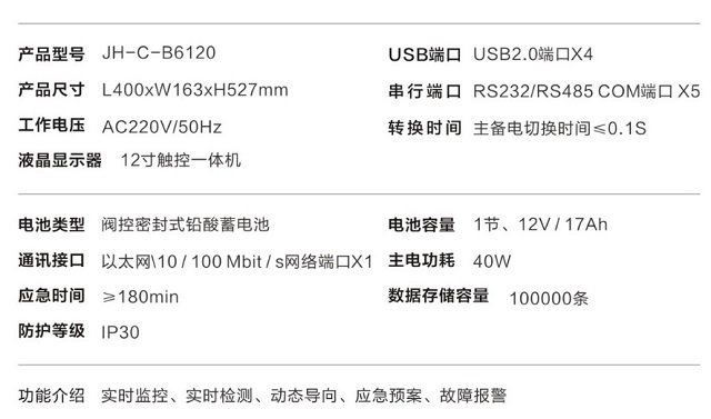 金弘应急照明控制器B6120