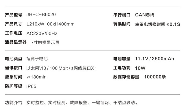 金弘应急照明控制器B6020(区域型)