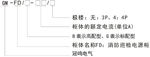 冠鸣低配二用一备消防巡检双电源控制柜